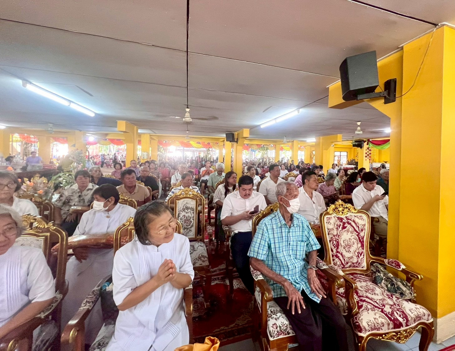 ภาพร่วมพิธีกรรมวัดใหม่เจริญผล