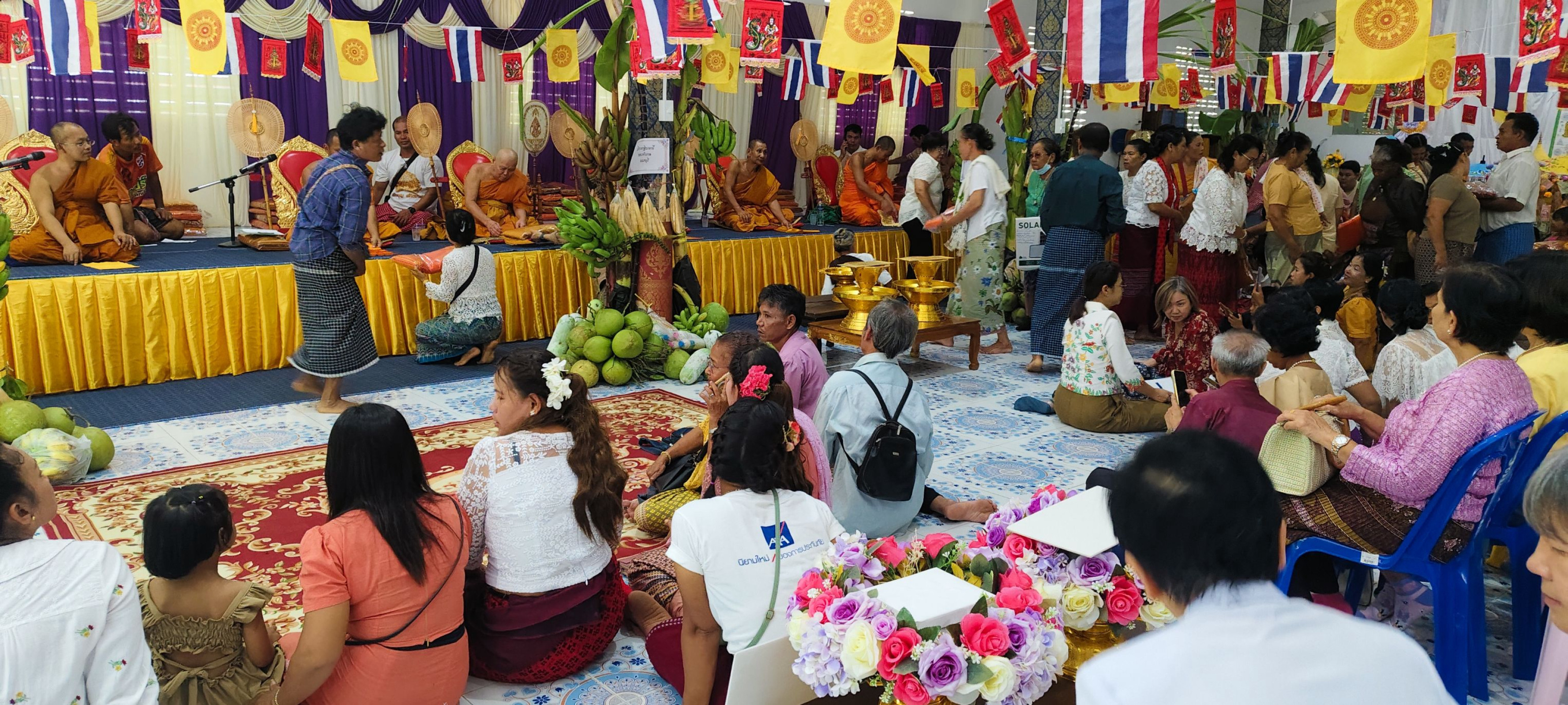 ภาพร่วมพิธีกรรมวัดใหม่ดงสัก