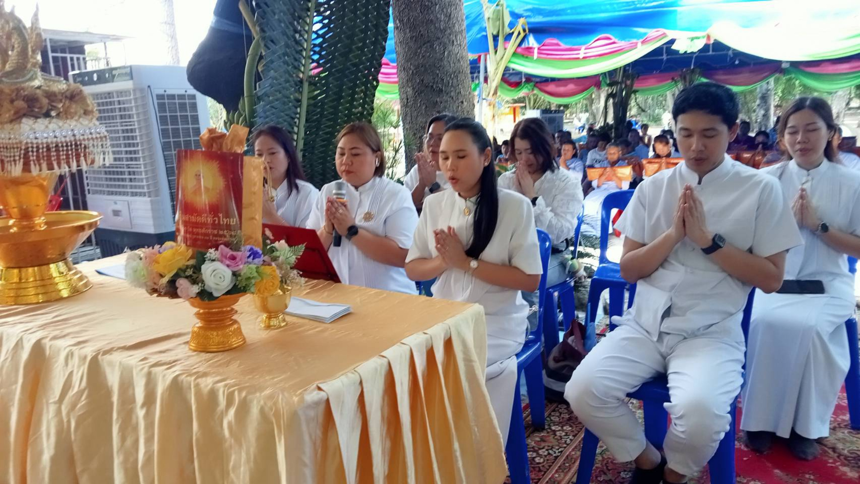 ภาพกล่าวคำถวายกฐินวัดพระพุทธเมตตาอุดมธรรม (วังด้ง)