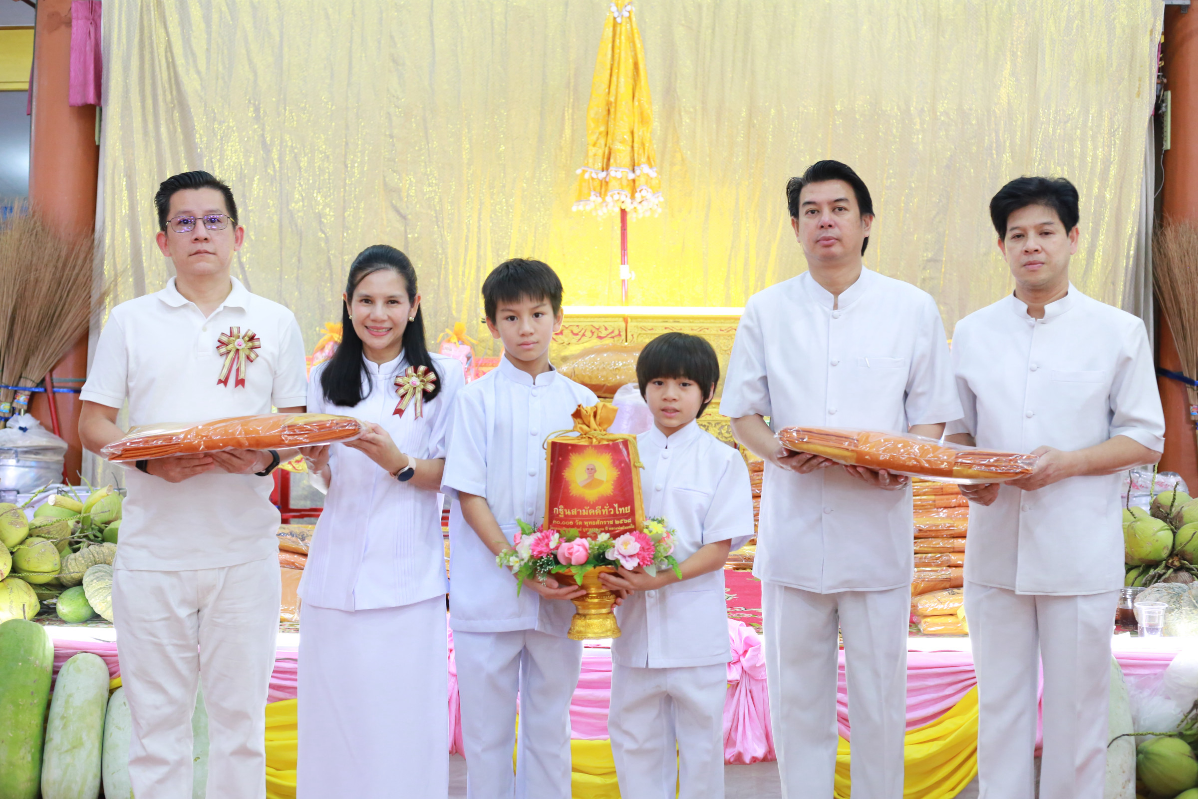 ภาพร่วมพิธีกรรมวัดโพธิ์นฤมิตร