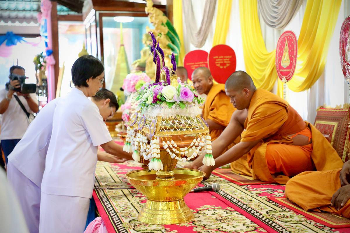 ภาพร่วมพิธีกรรมวัดห้วยสุวรรณวนาราม