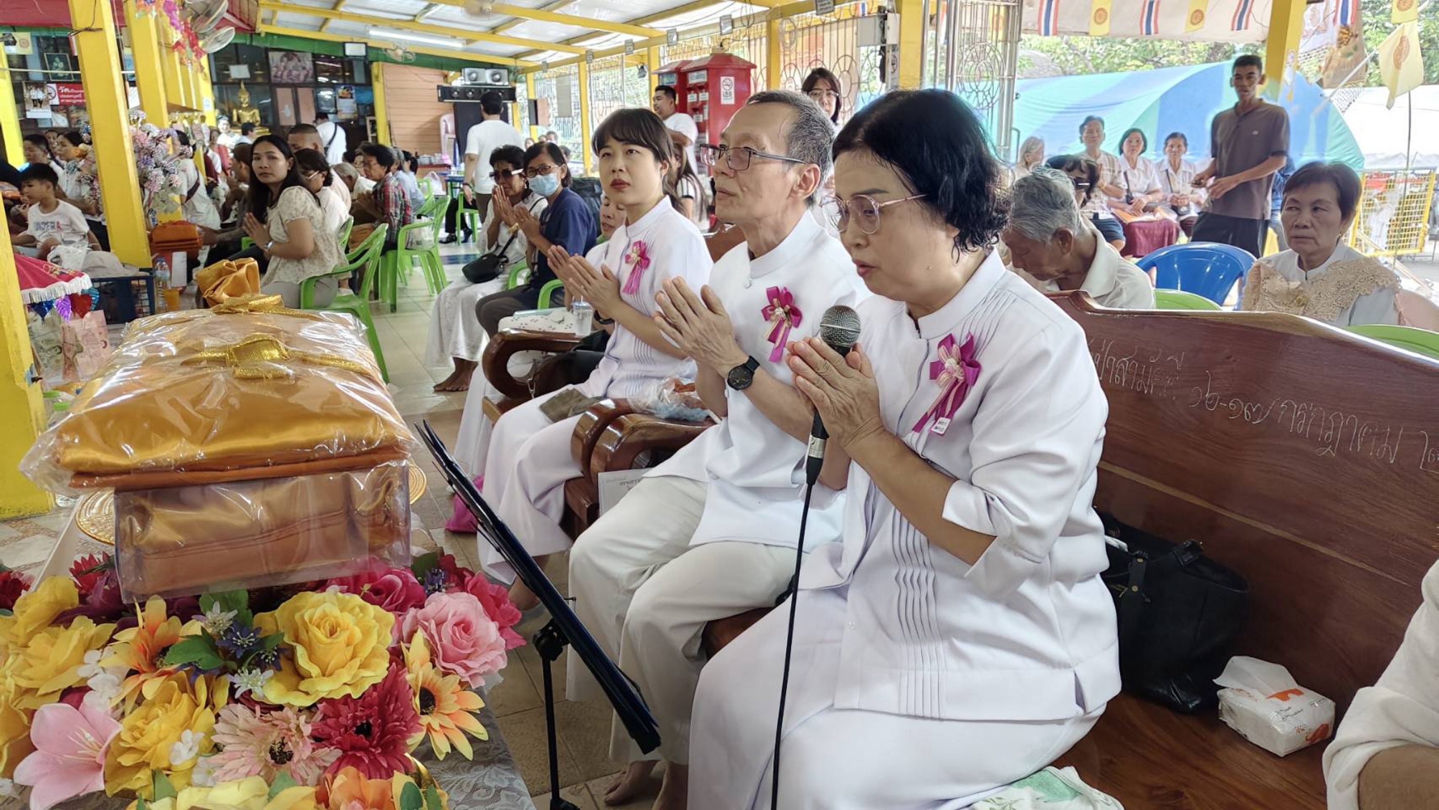 ภาพกล่าวคำถวายกฐินวัดศรีสุวรรณ