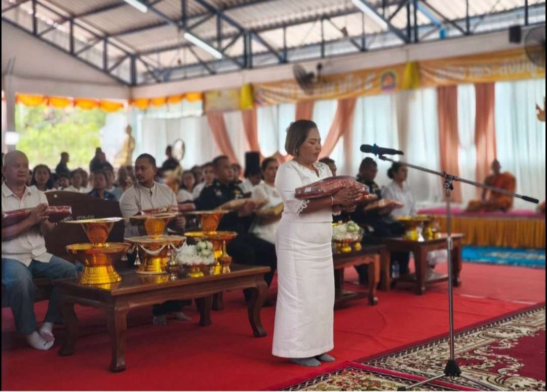 ภาพกล่าวคำถวายกฐินวัดสำนักใหม่