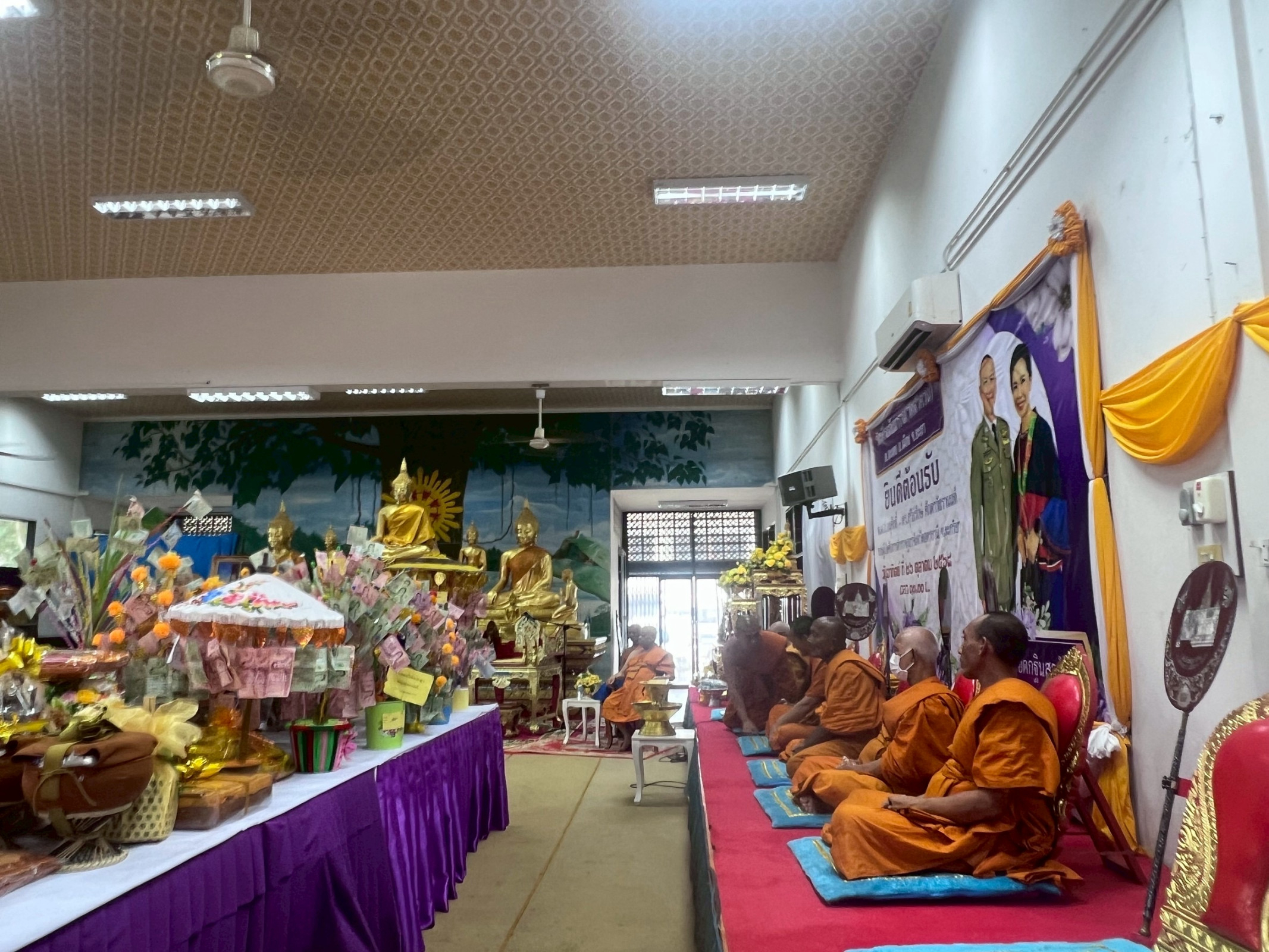 ภาพร่วมพิธีกรรมวัดนิโรธสังฆาราม