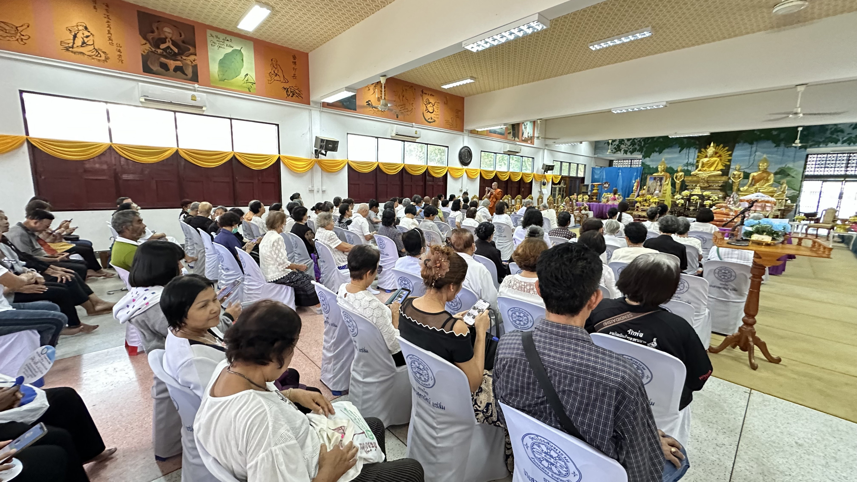 ภาพร่วมพิธีกรรมวัดนิโรธสังฆาราม