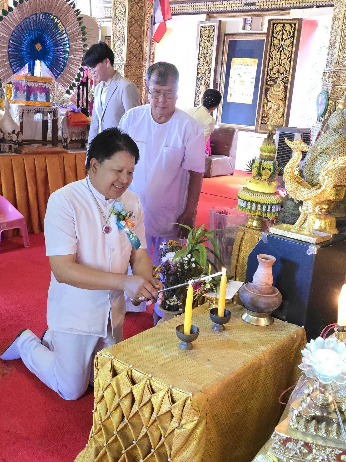 ภาพร่วมพิธีกรรมวัดพระเจ้าล้านทอง