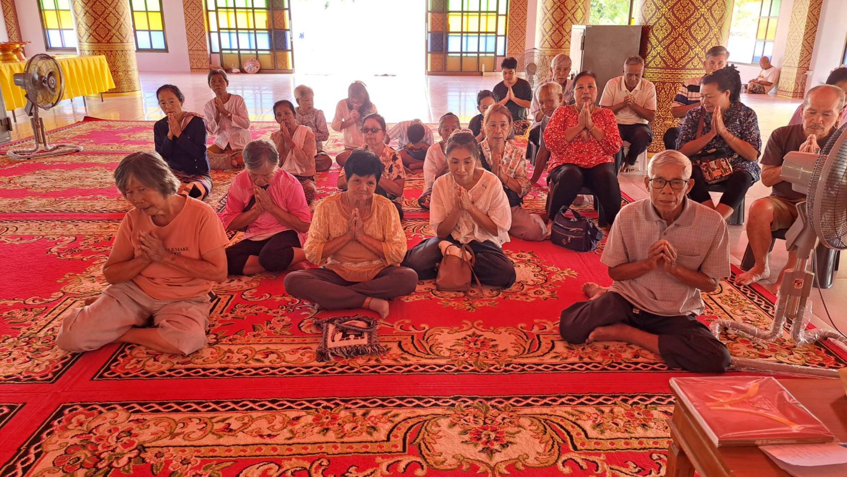 ภาพร่วมพิธีกรรมวัดพระเจดีย์เชียงพญา