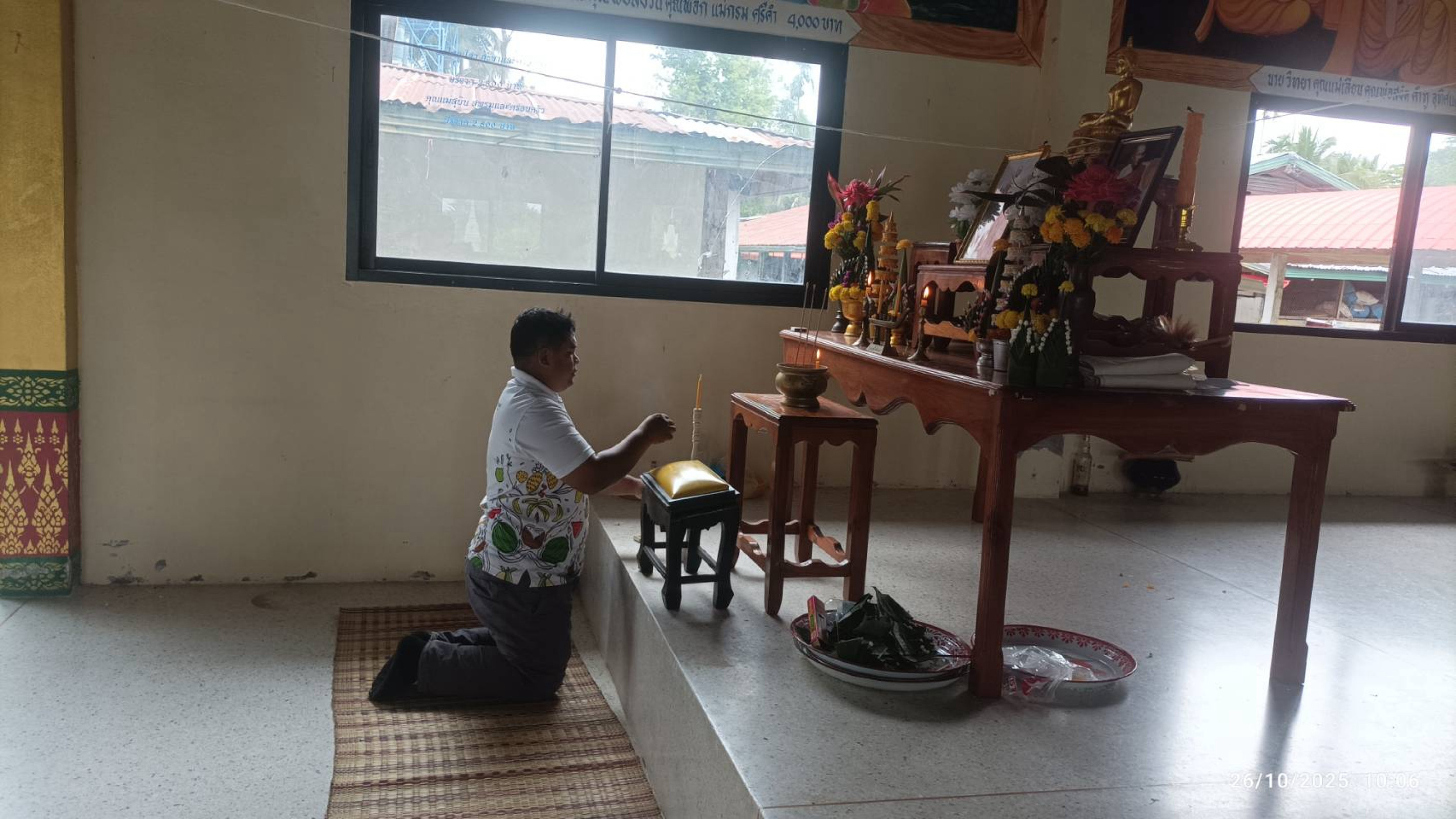 ภาพร่วมพิธีกรรมวัดแข้ด่อน