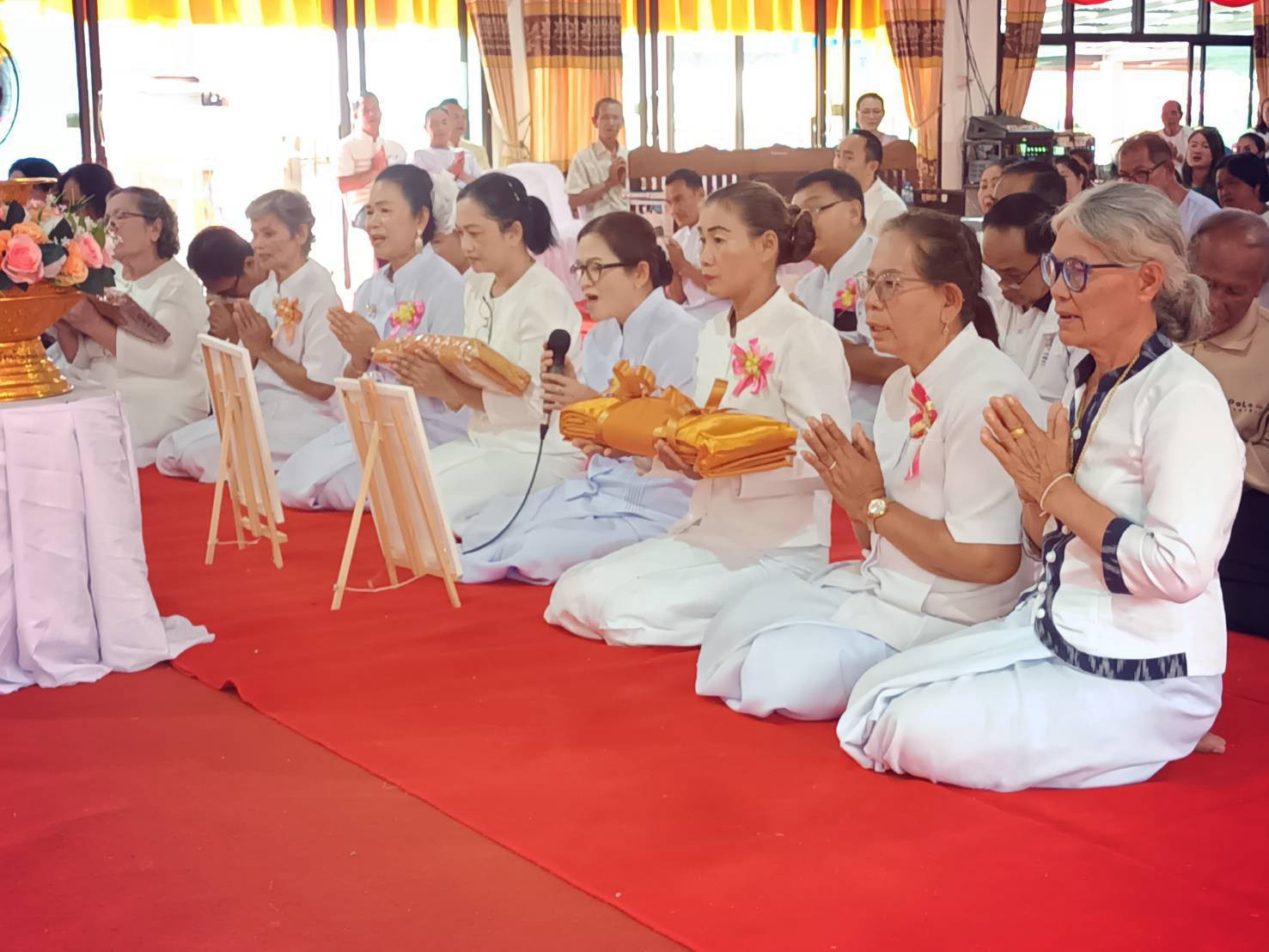ภาพกล่าวคำถวายกฐินวัดหนองบาก