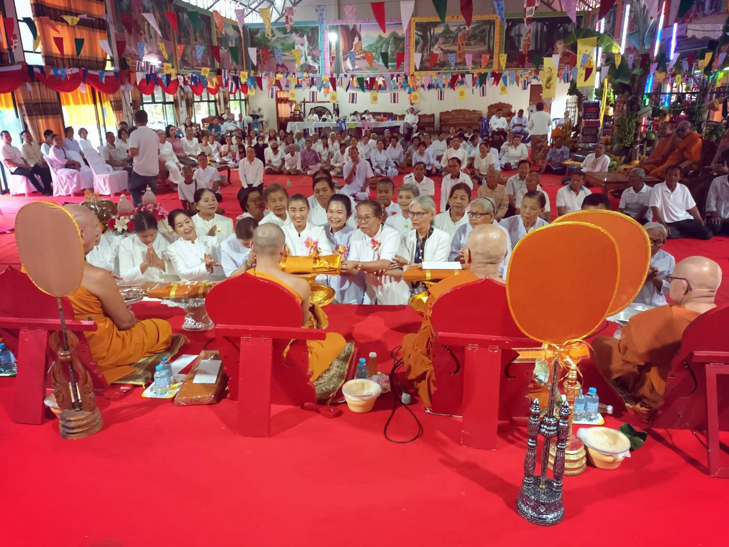 ภาพร่วมพิธีกรรมวัดหนองบาก