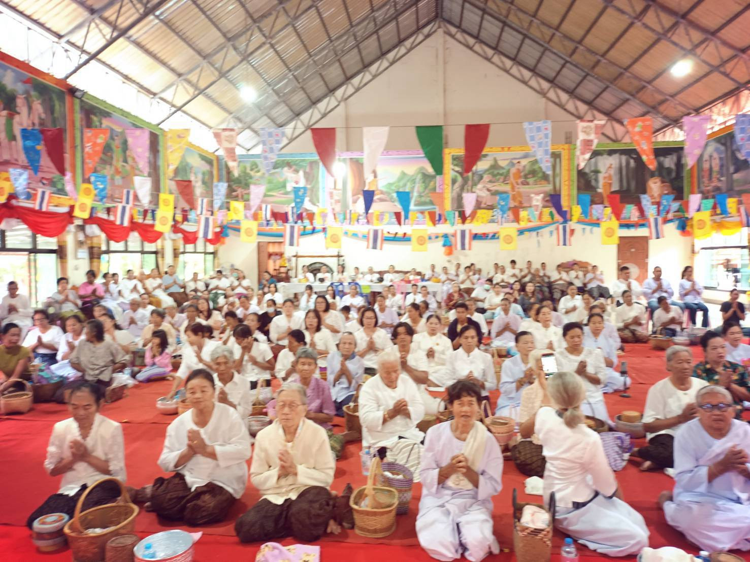 ภาพร่วมพิธีกรรมวัดหนองบาก