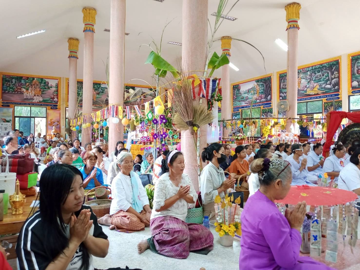 ภาพร่วมพิธีกรรมวัดสงยาง