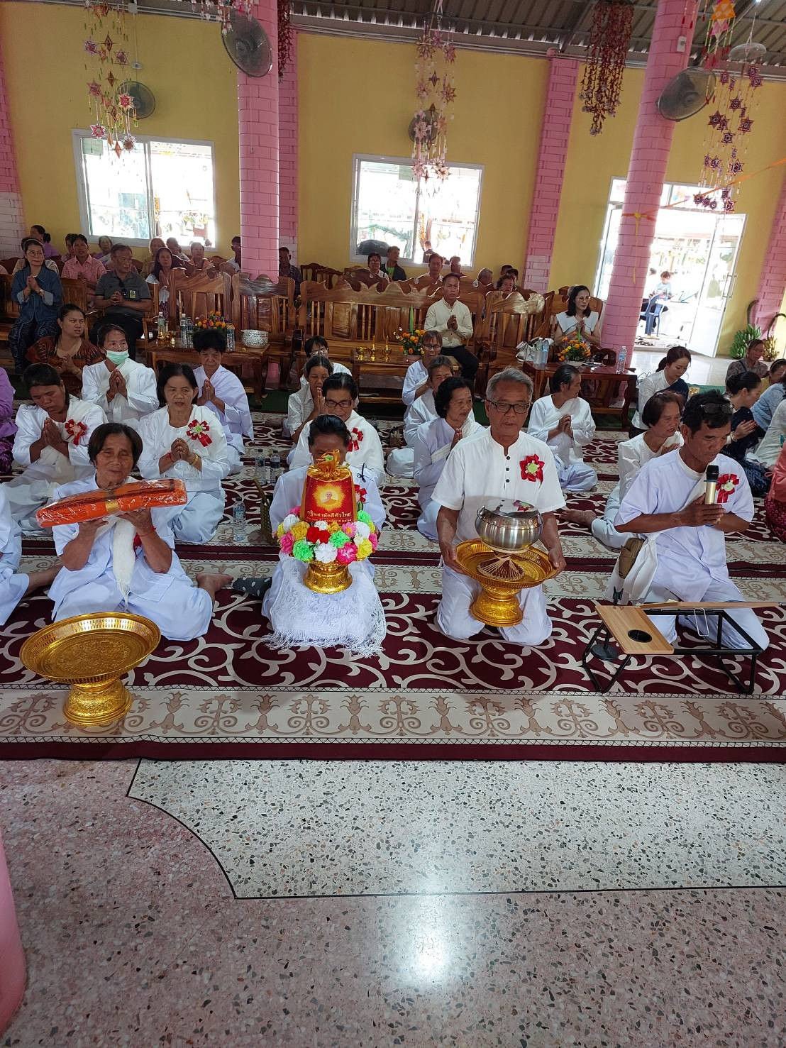 ภาพกล่าวคำถวายกฐินวัดโพธิ์ไทร