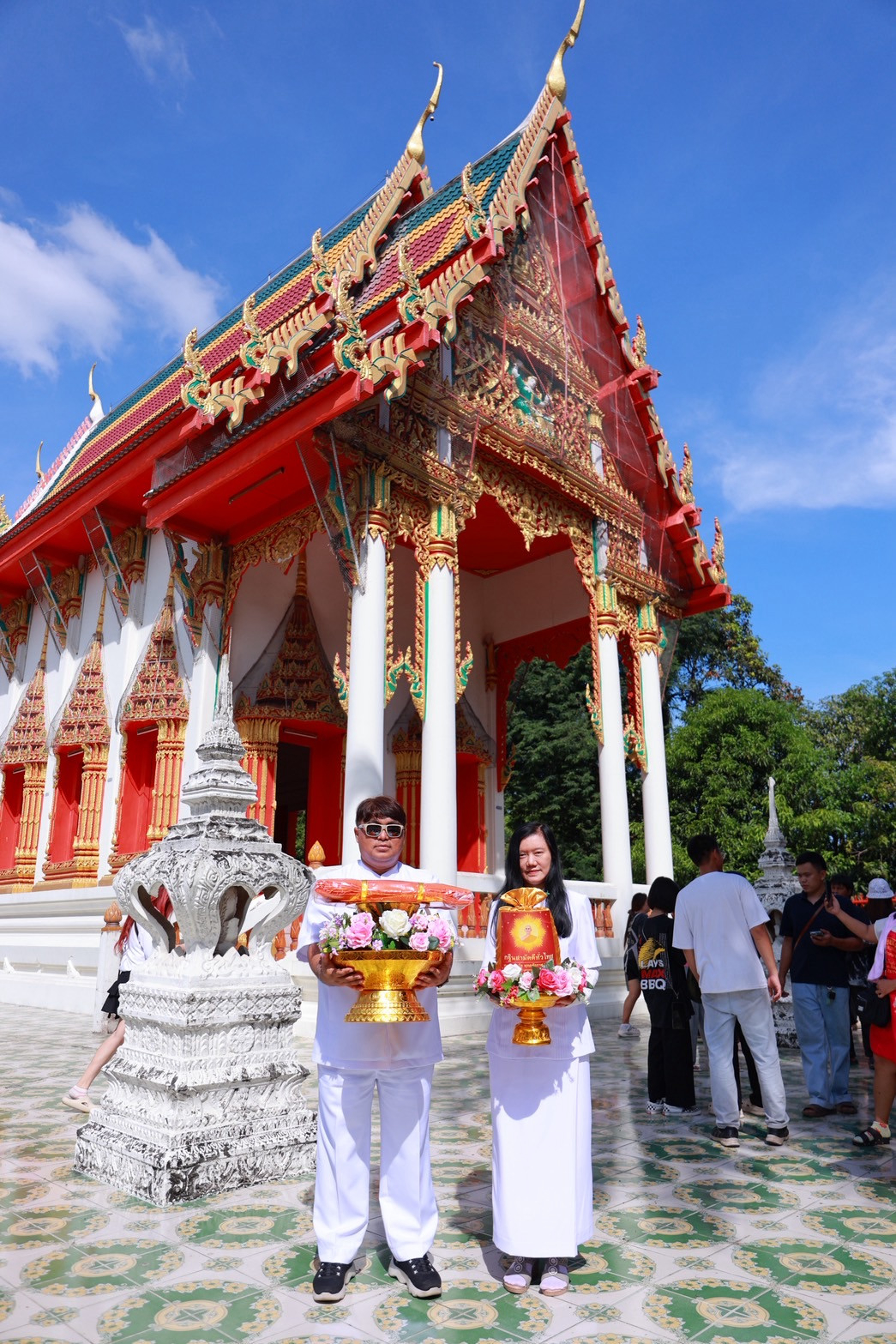 ภาพร่วมพิธีกรรมวัดสร้างบุญ