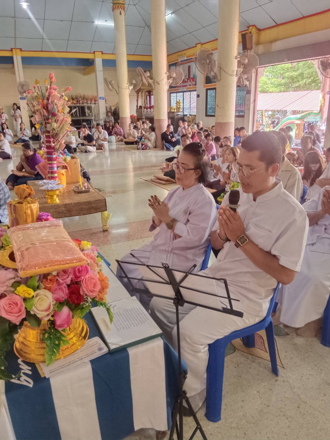 ภาพกล่าวคำถวายกฐินวัดพิทักษ์โสภณ(หนองงูเหลือม)