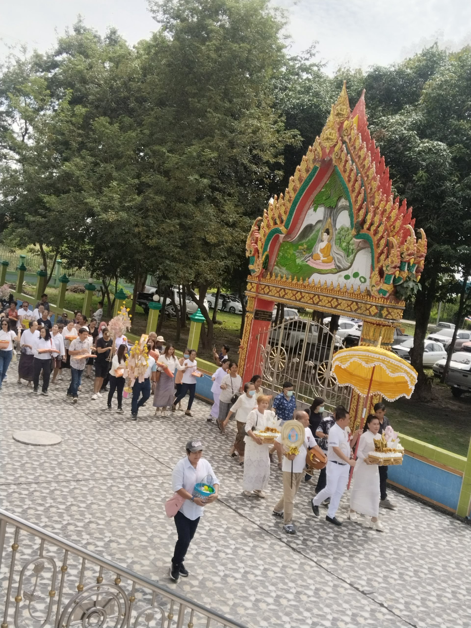 ภาพร่วมพิธีกรรมวัดคลองสมบูรณ์