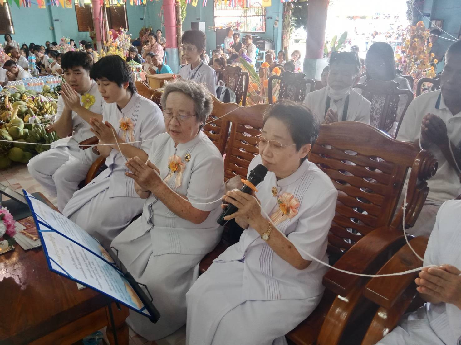 ภาพกล่าวคำถวายกฐินวัดโป่งตาสา