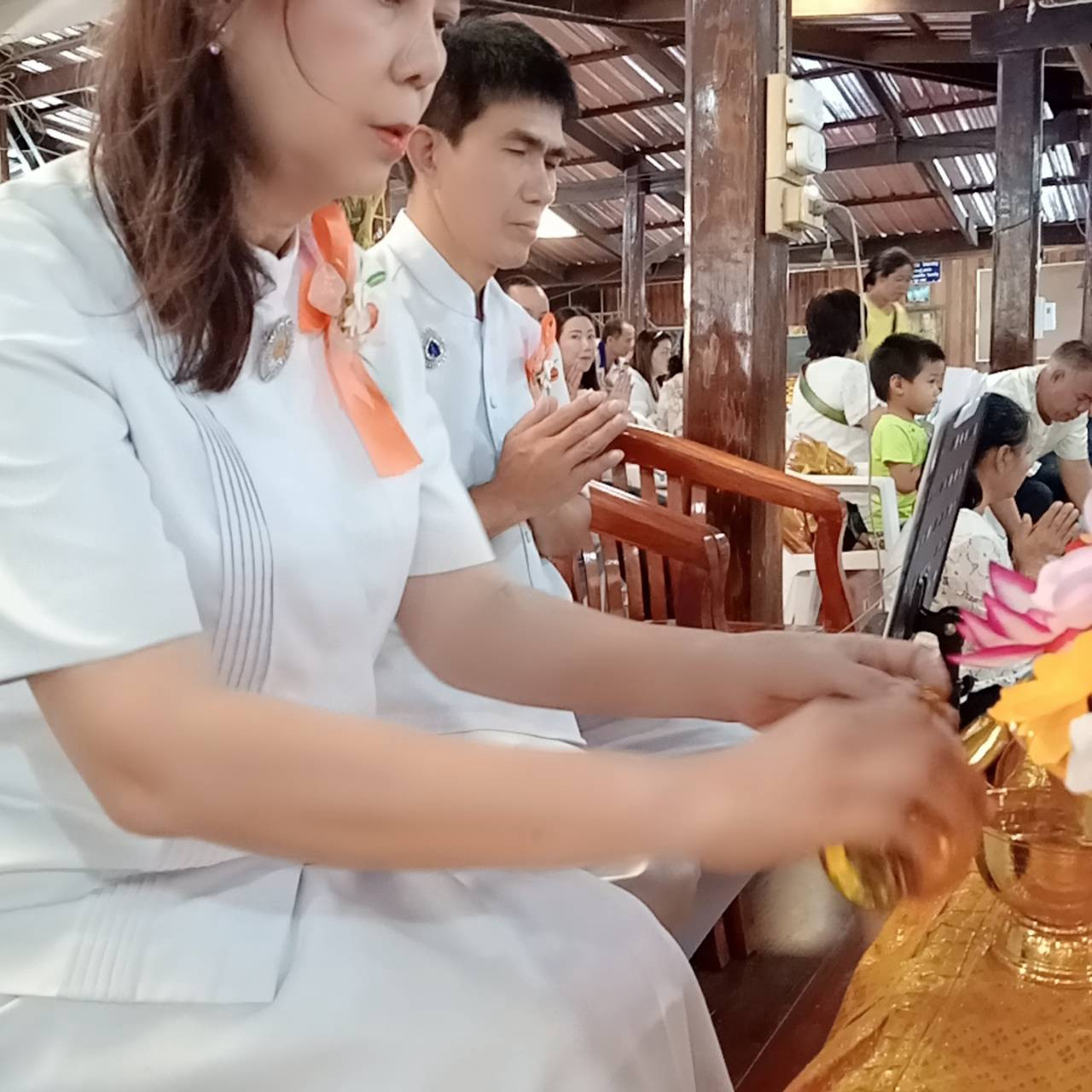 ภาพร่วมพิธีกรรมวัดห้วยพลู