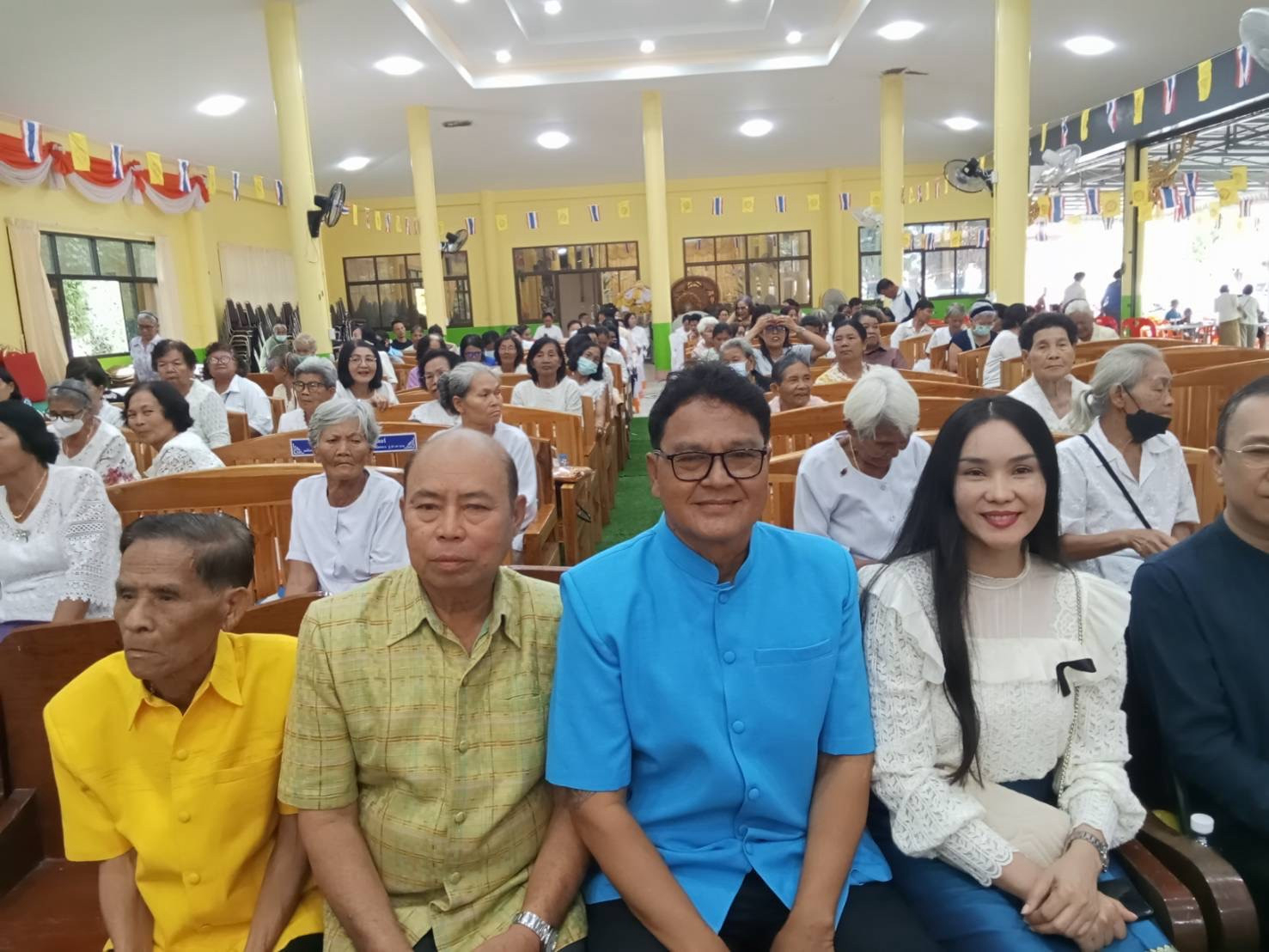 ภาพร่วมพิธีกรรมวัดโนนหมัน