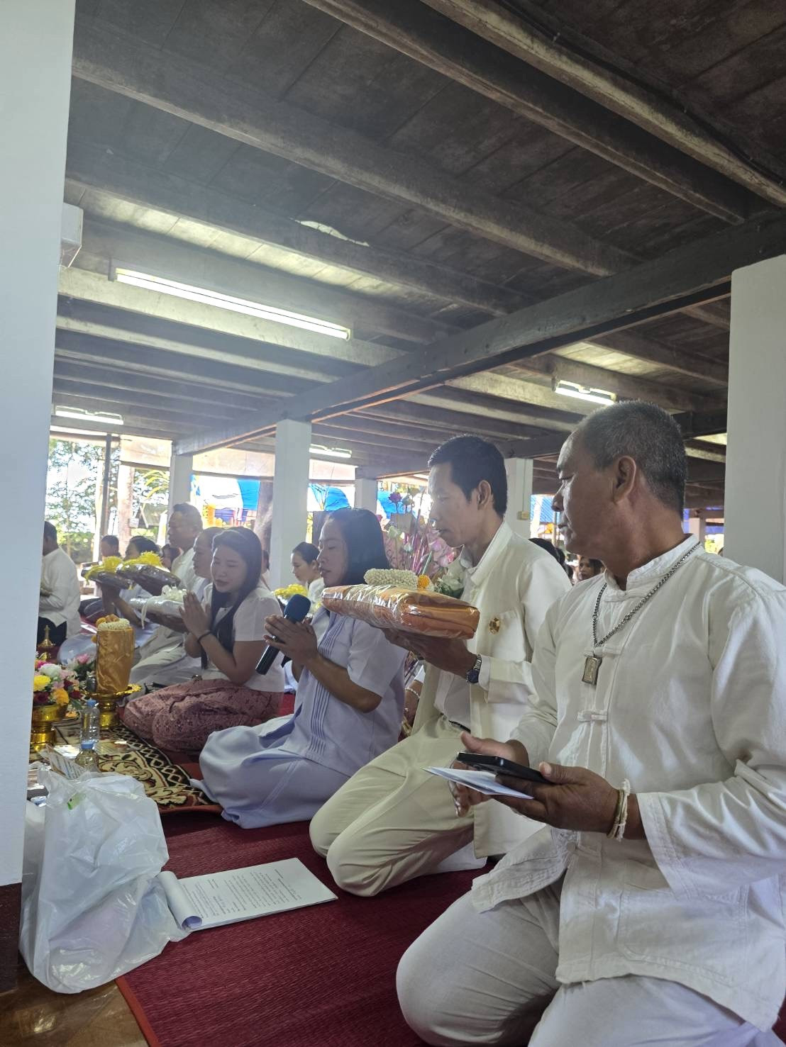 ภาพกล่าวคำถวายกฐินวัดป่าเมธาวิเวก