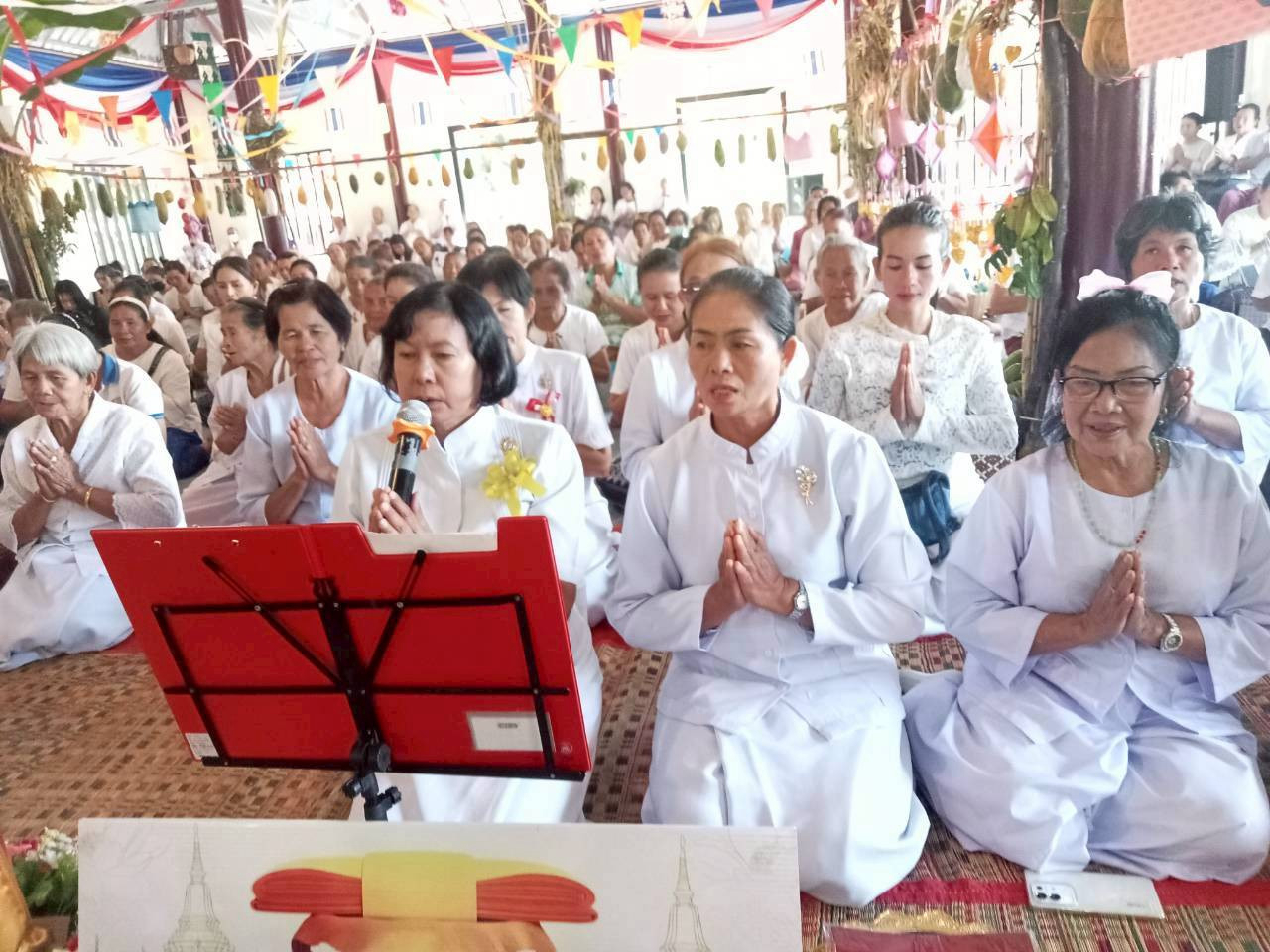 ภาพกล่าวคำถวายกฐินวัดภูดินทองวนาราม