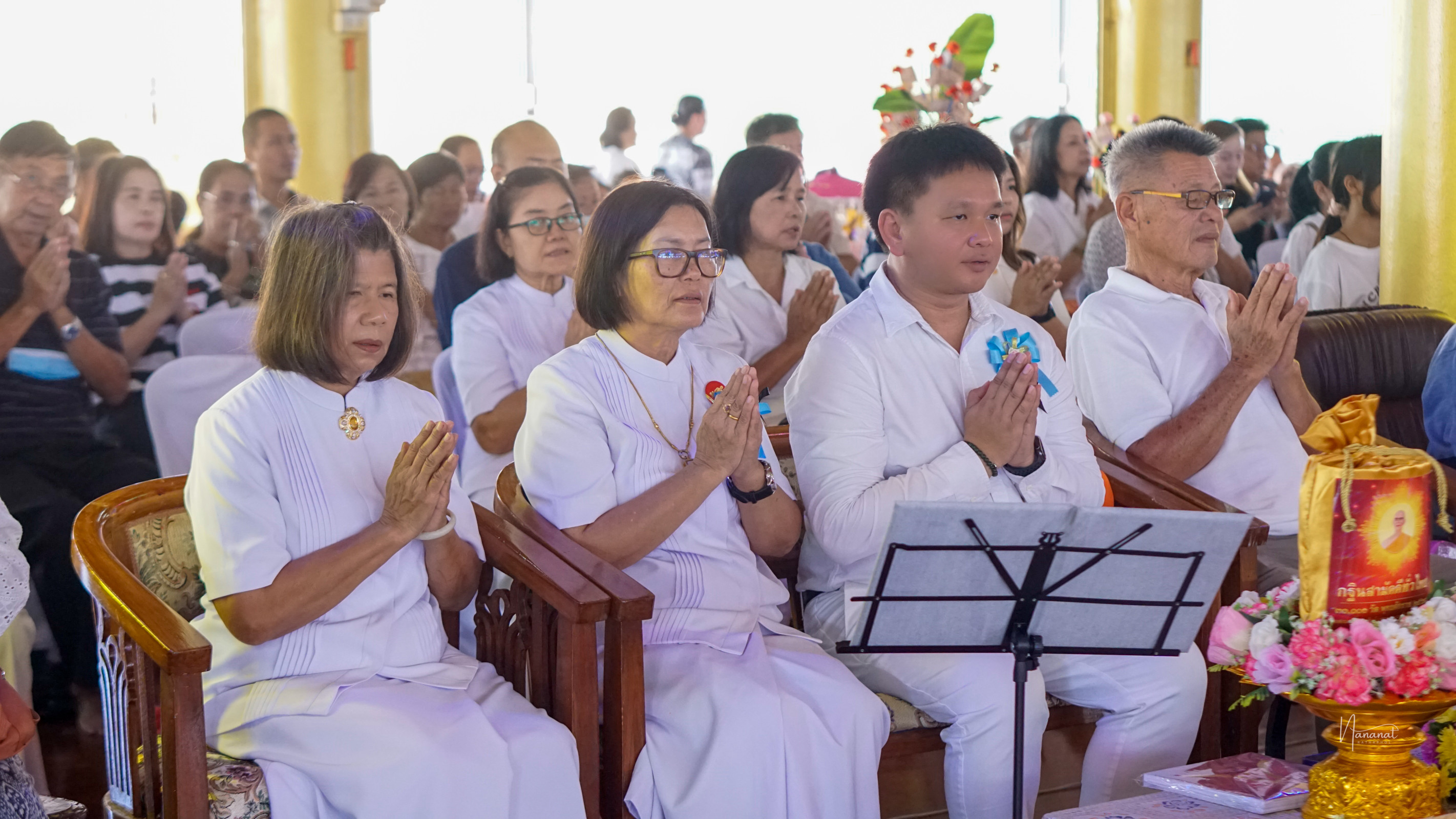 ภาพร่วมพิธีกรรมวัดหลวงสิริบูรณาราม