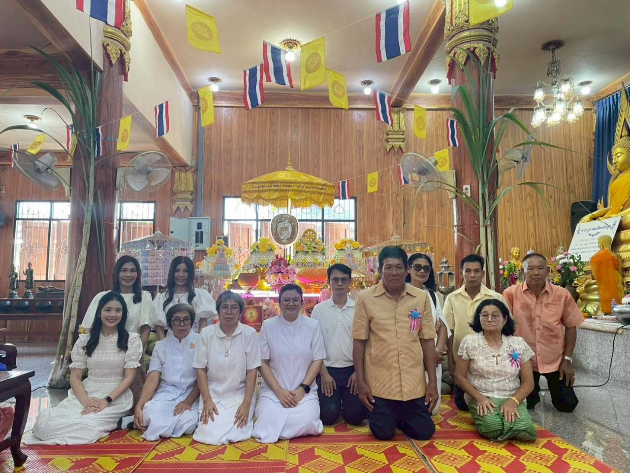 ภาพร่วมพิธีกรรมวัดทุ่งขวาง