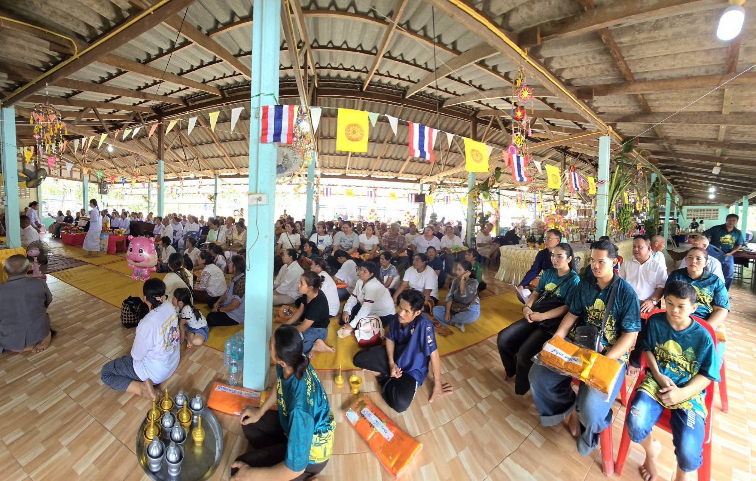 ภาพร่วมพิธีกรรมที่พักสงฆ์โกทัพธรรม