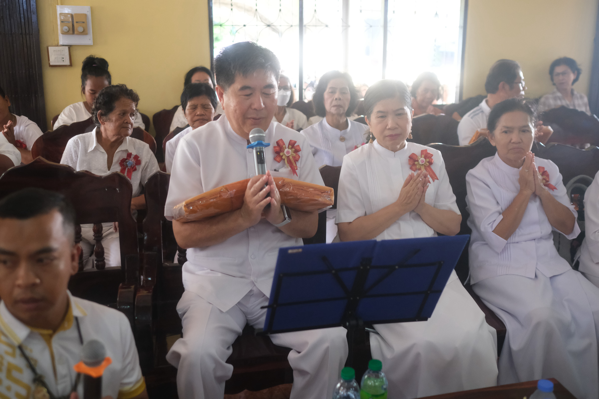 ภาพกล่าวคำถวายกฐินวัดป่าศรี