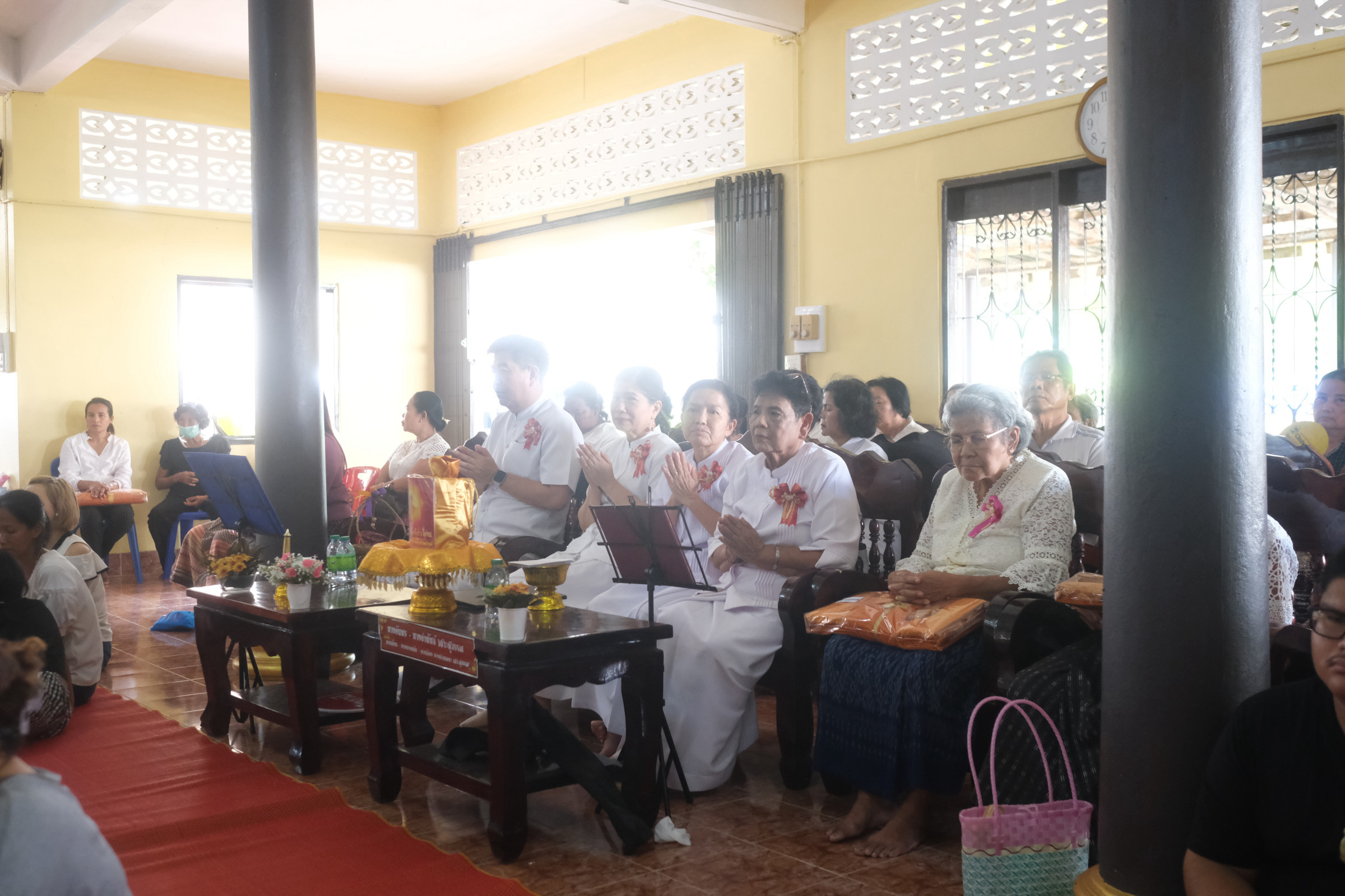 ภาพร่วมพิธีกรรมวัดป่าศรี