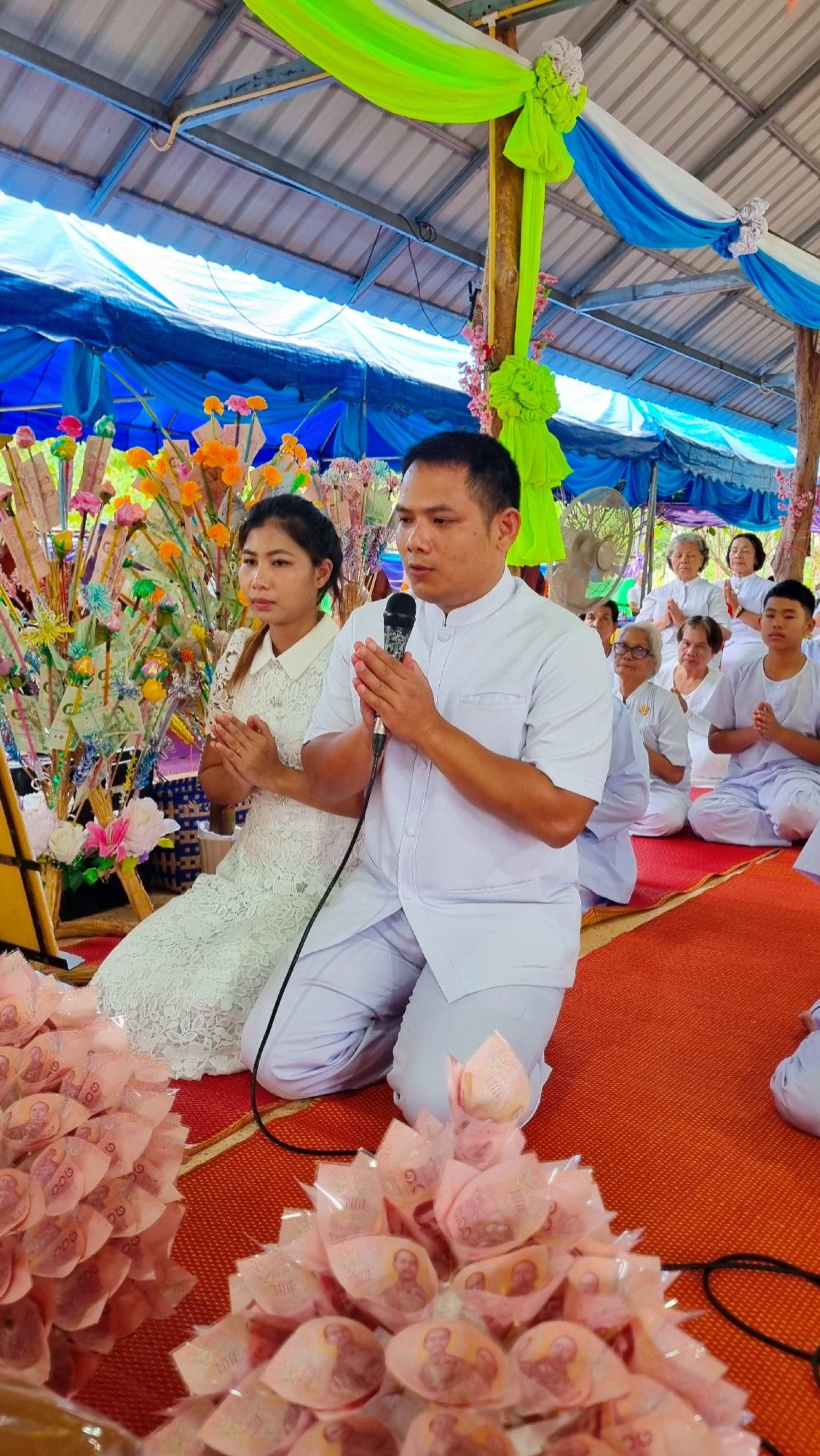 ภาพกล่าวคำถวายกฐินศูนย์ปฏิบัติธรรมโพธิ์ไทรแก้ว