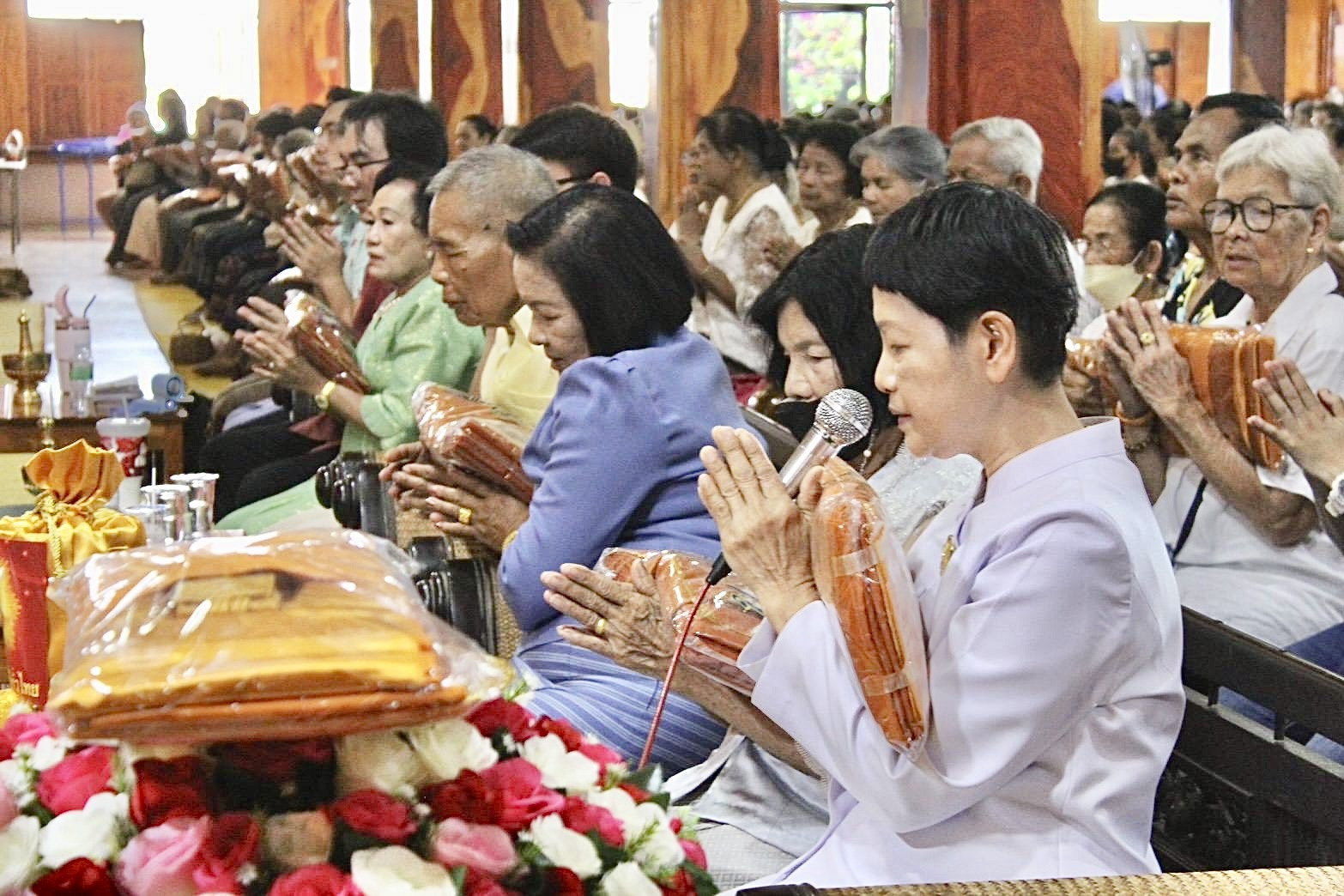 ภาพกล่าวคำถวายกฐินวัดจอมบึง