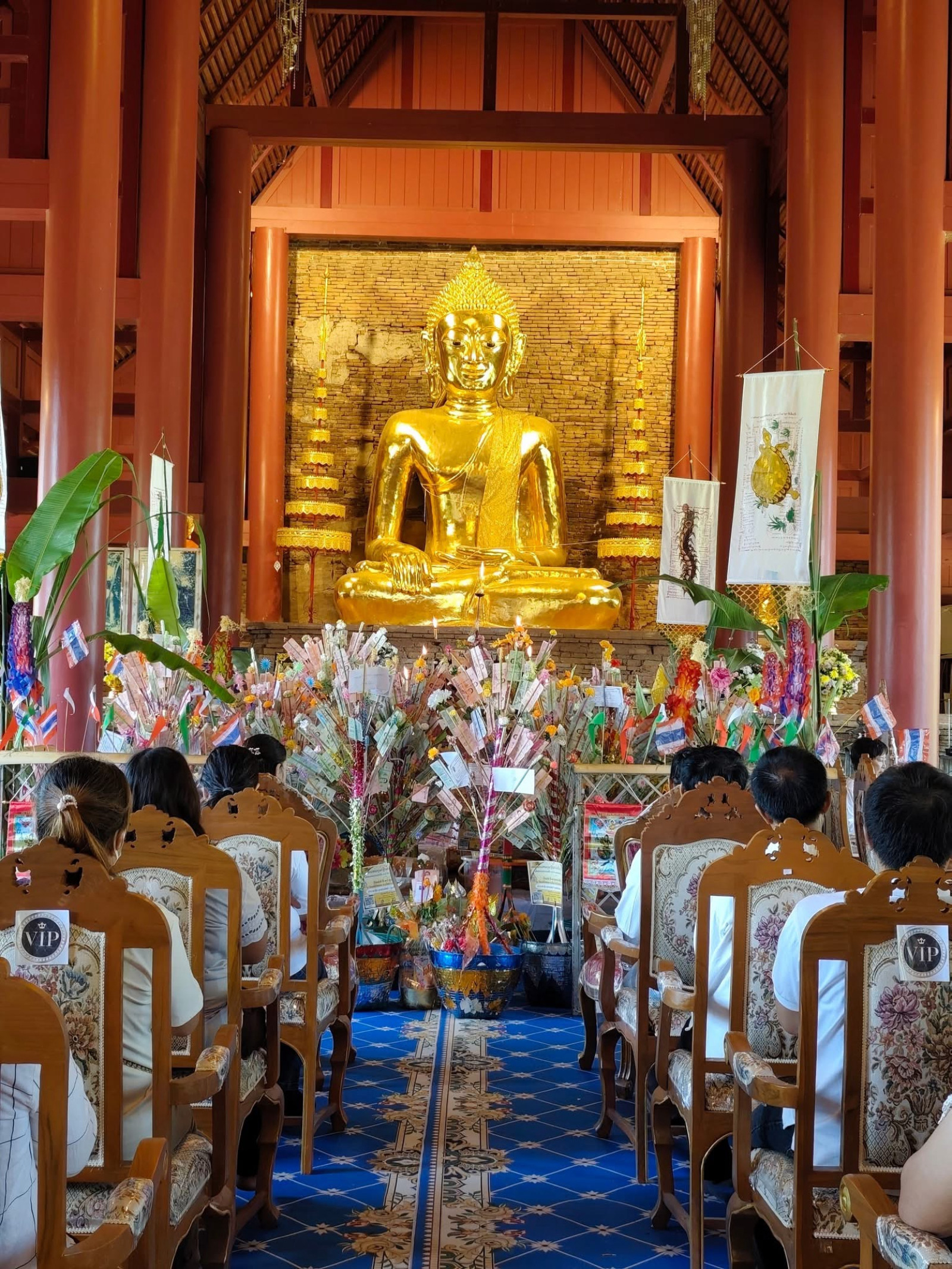 ภาพร่วมพิธีกรรมวัดเจดีย์หลวง