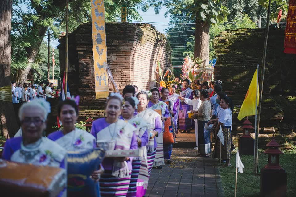 ภาพร่วมพิธีกรรมวัดเจดีย์หลวง