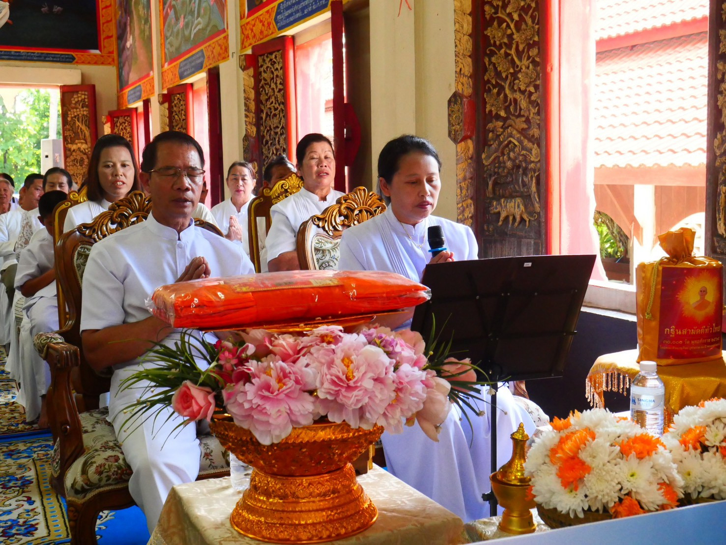 ภาพกล่าวคำถวายกฐินวัดศิลานิมิตร