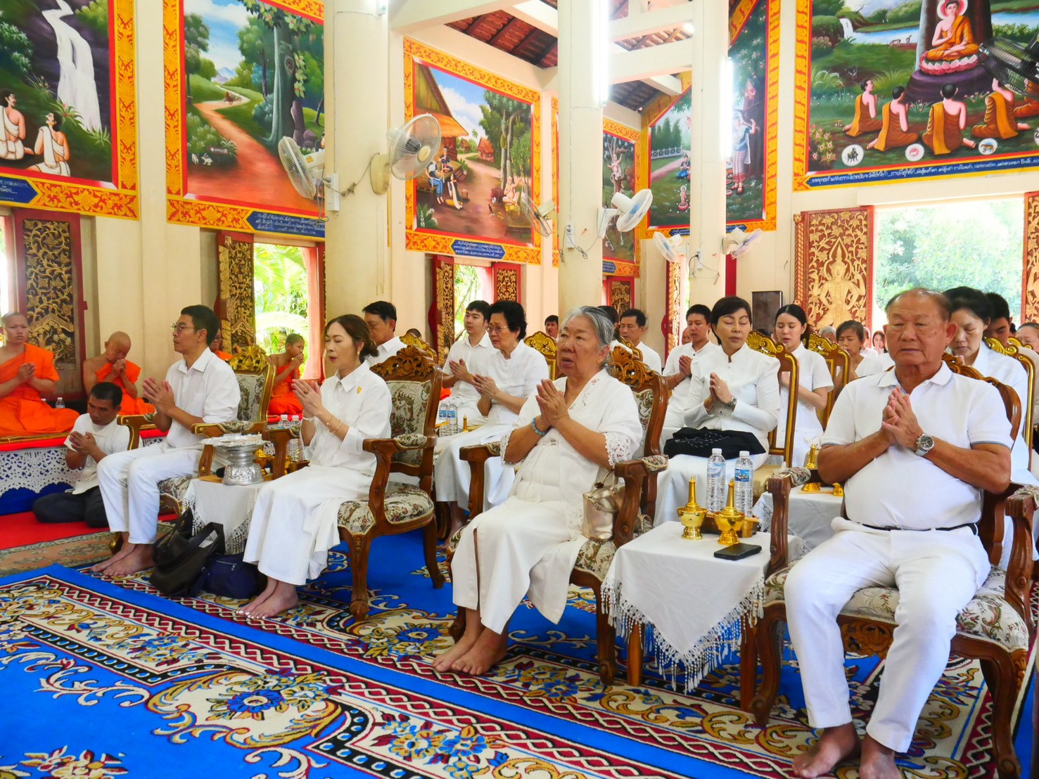 ภาพร่วมพิธีกรรมวัดศิลานิมิตร