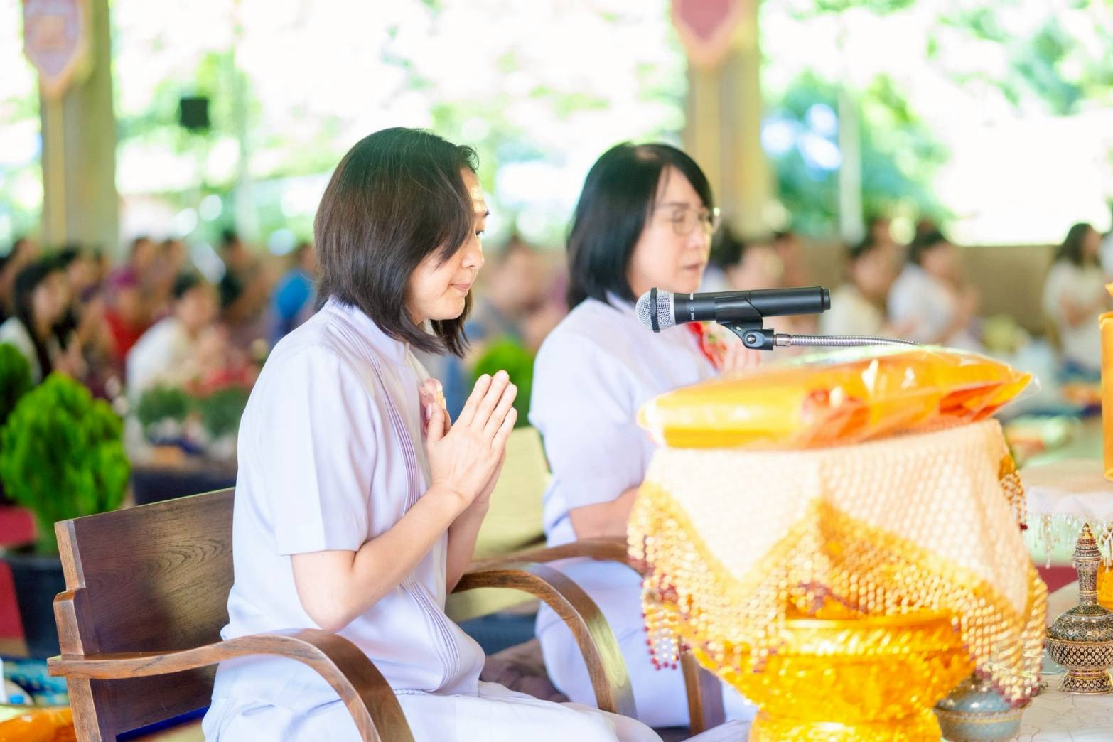 ภาพกล่าวคำถวายกฐินวัดแม่ขิง