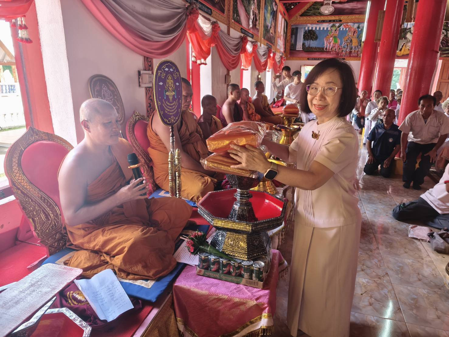 ภาพร่วมพิธีกรรมวัดป่าขาม