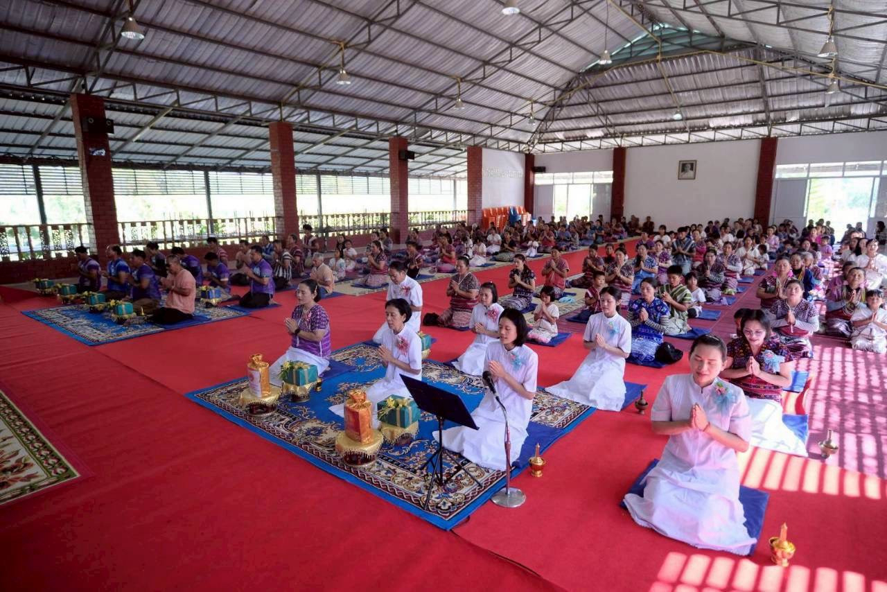 ภาพกล่าวคำถวายกฐินวัดดวงดีศรัทธาราม