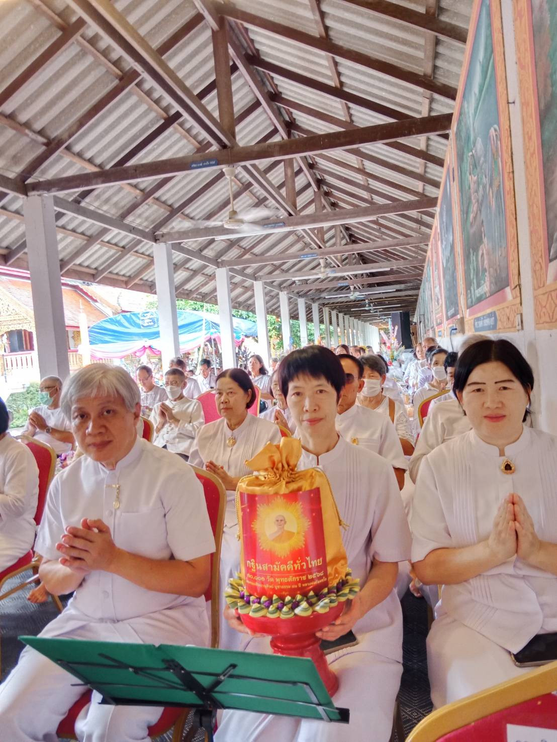 ภาพร่วมพิธีกรรมวัดศรีลังกา