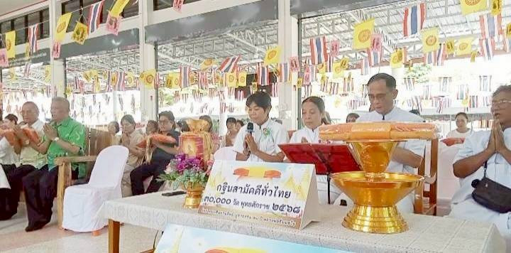 ภาพกล่าวคำถวายกฐินวัดสายคำโห้