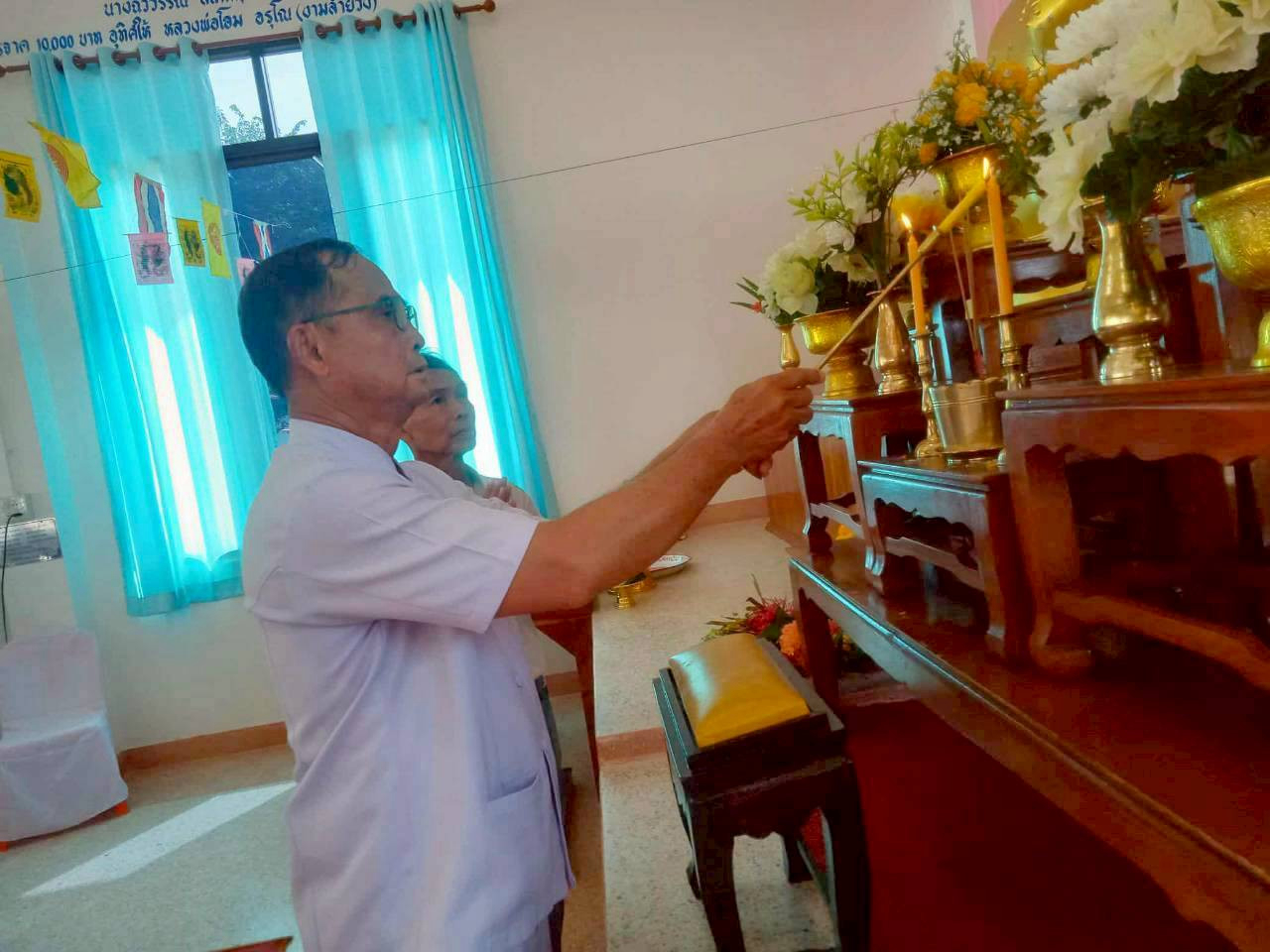 ภาพร่วมพิธีกรรมวัดสายคำโห้