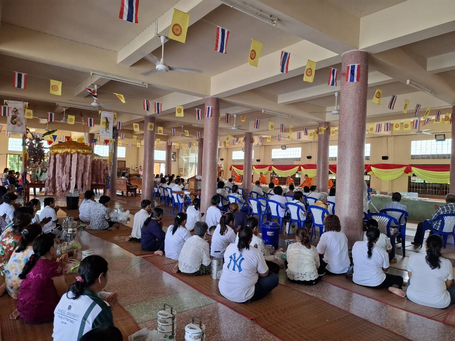 ภาพร่วมพิธีกรรมวัดทับปรูพัฒนาราม