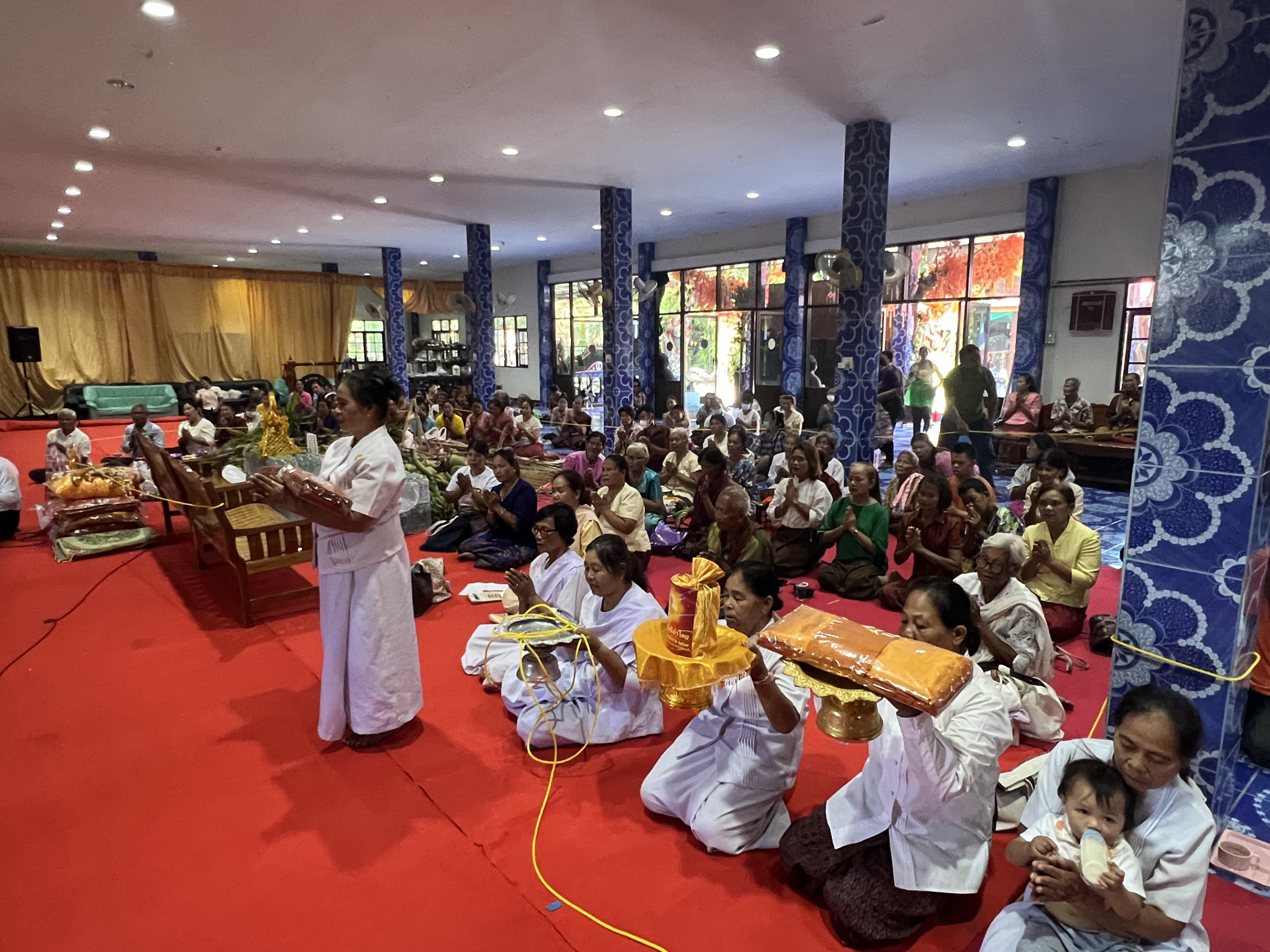 ภาพกล่าวคำถวายกฐินวัดราชบัณฑิตาราม