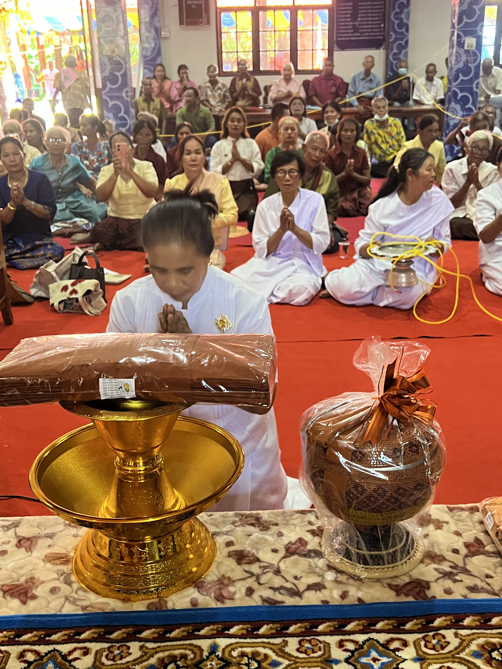 ภาพร่วมพิธีกรรมวัดราชบัณฑิตาราม