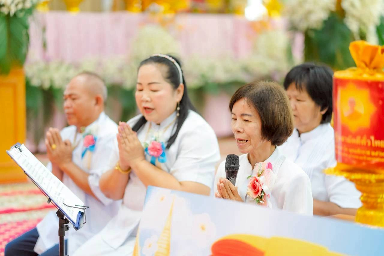 ภาพกล่าวคำถวายกฐินวัดขุนพรหมดำริ