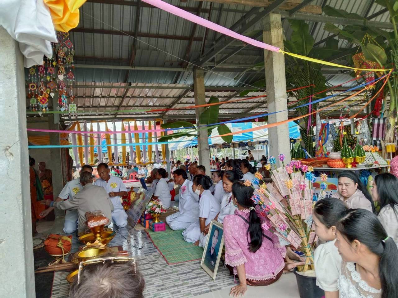 ภาพร่วมพิธีกรรมที่พักสงฆ์พุทธเมตตา