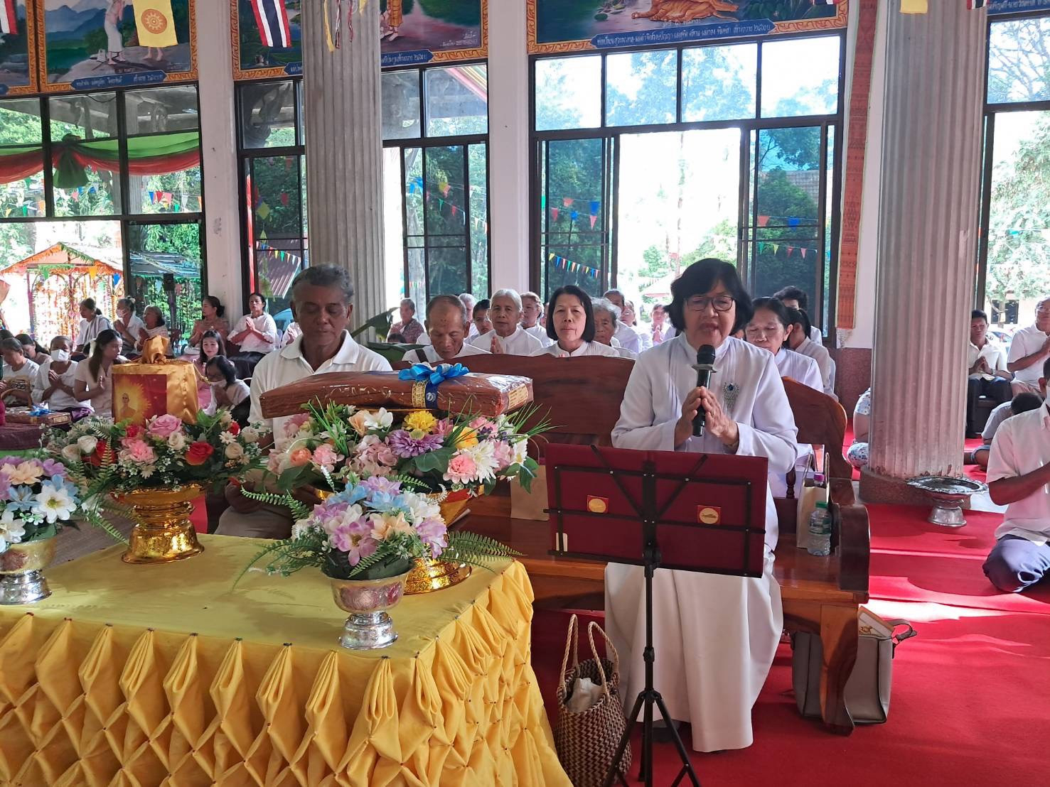 ภาพกล่าวคำถวายกฐินวัดศรีประทุม