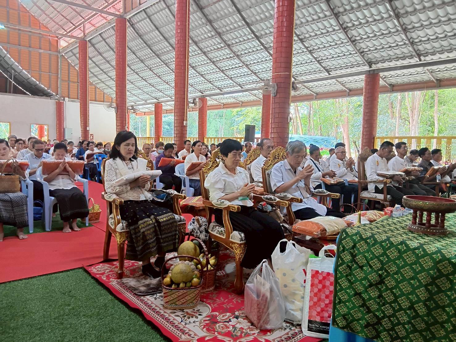 ภาพร่วมพิธีกรรมวัดป่าเมตตาหลวง