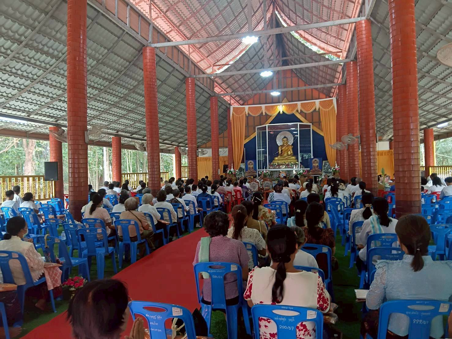 ภาพร่วมพิธีกรรมวัดป่าเมตตาหลวง